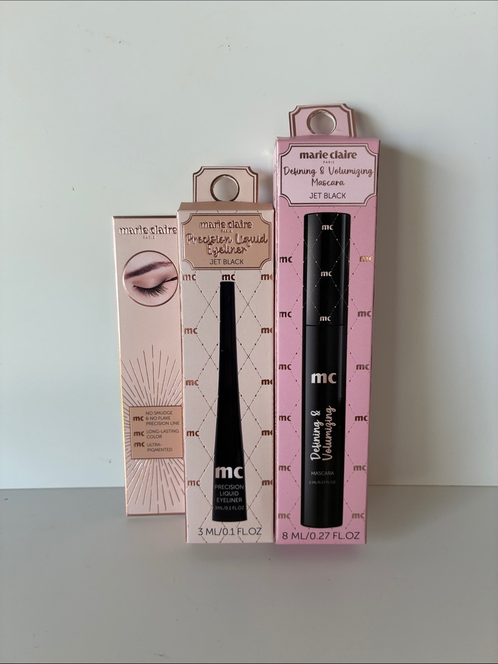 Defining & Volumizing Mascara and Precision Liquid Eyeliner Set - Jet Black
